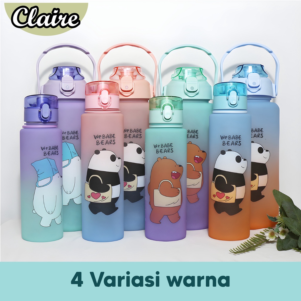 BOTOL We Babe Bears 2 IN 1 / BOTOL MINUM KARAKTER KAPASITAS 2 LITER