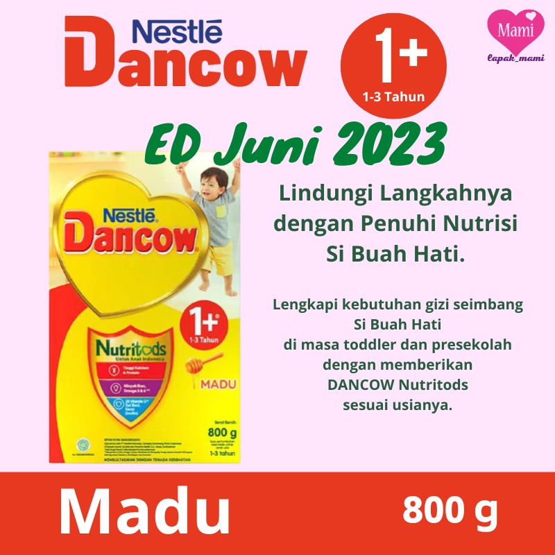 Jual Nestle Dancow 1 Nutritods Susu Bubuk Formula Pertumbuhan Madu 800g Box Untuk Usia 1 3 0025