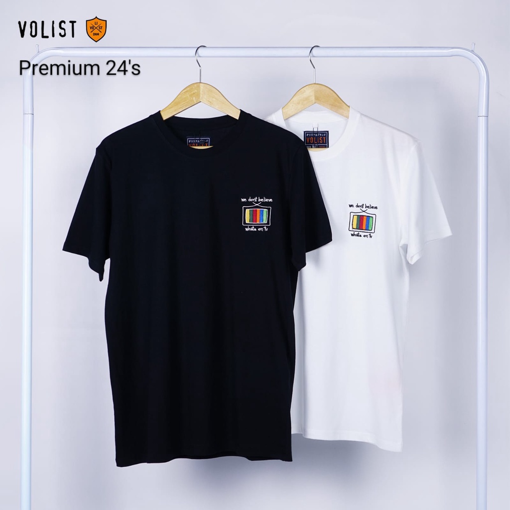 KAOS PREMIUM//DiStro T-SHIRT VOLIST PREMIUM CATTON  24 S