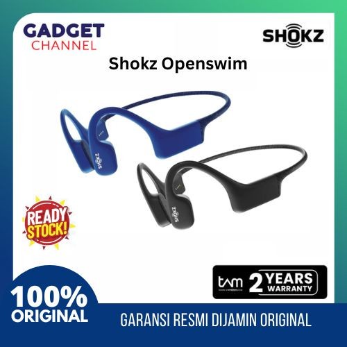 Headset Bluetooth Sport Shokz Openswim Open Ear MP3 Swimming Headphones - Garansi Resmi
