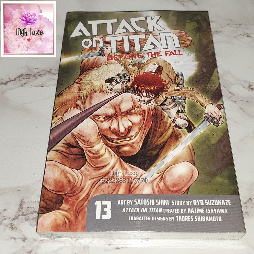 Buku Komik Attack On Titan Before The Fall Vol 13 English Comic Book Manga Seri IMPOR IMPORT ORIGINA