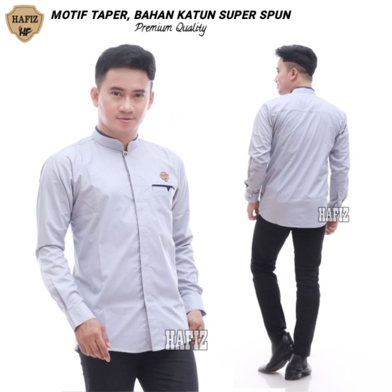 Jauhar koko polos lengan panjang baju koko pria syubbanul muslimin baju koko santri millenial koko l