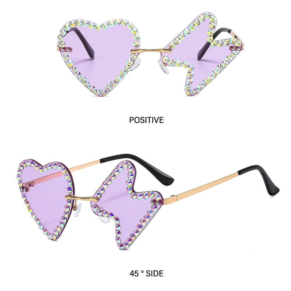 R-flower Party Sunglasses Novelty Prom Party Hip Hop Berlian