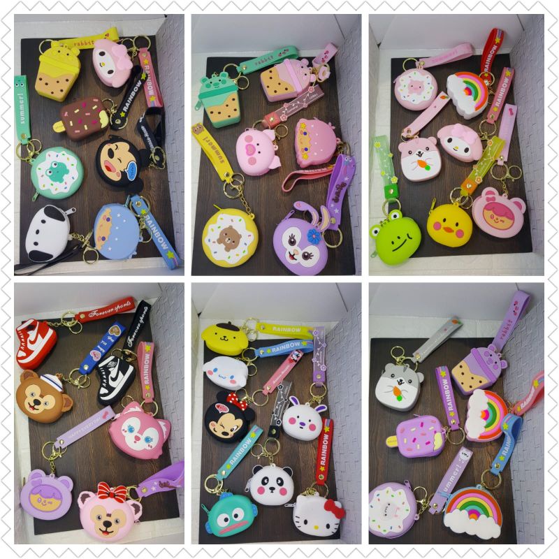 Dompet koin dompet cover earphone gantungan tas gantungan kunci lucu