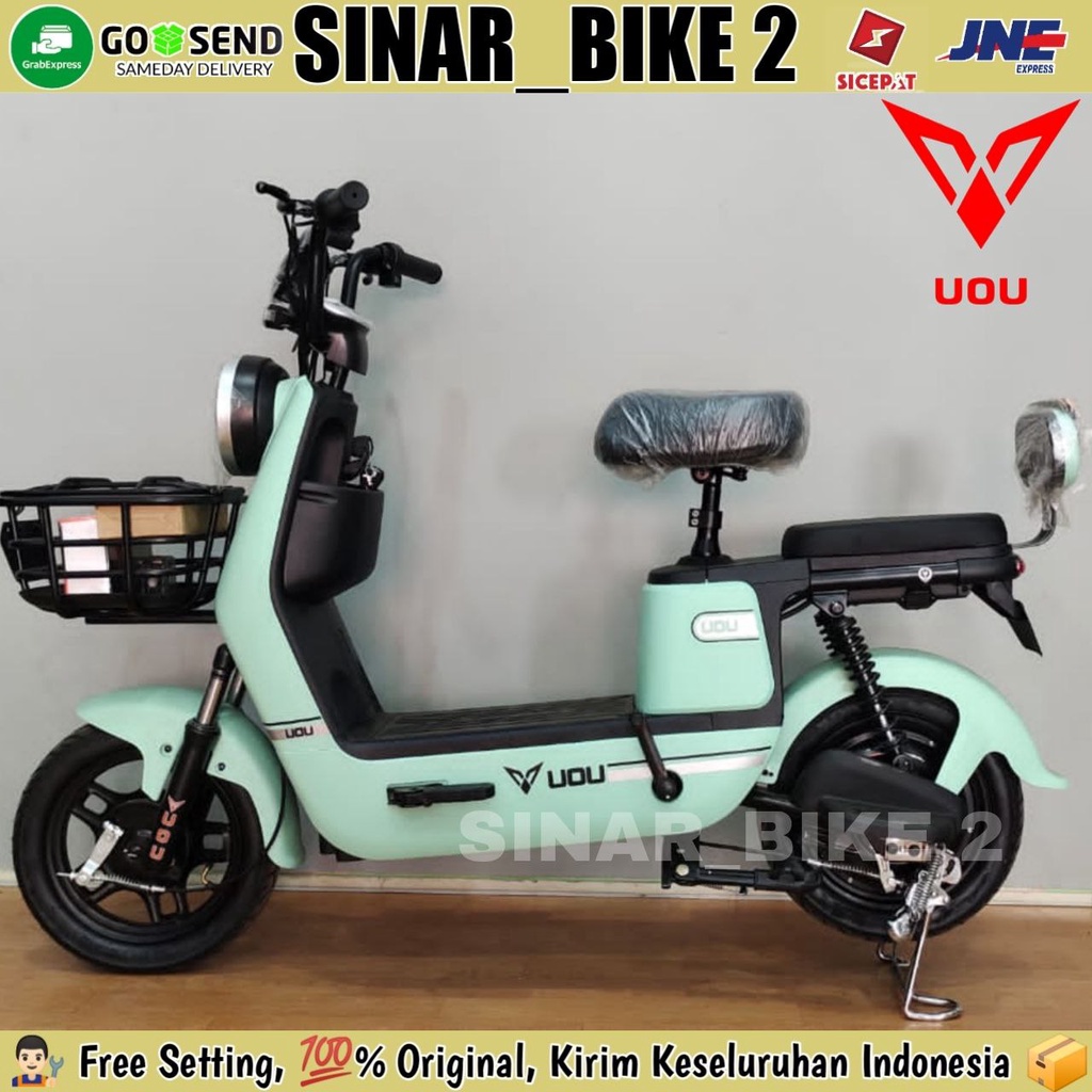 Sepeda Motor Listrik UOU US3 Electric E Bike 500 Watt