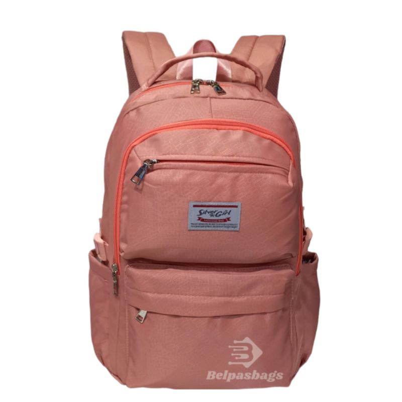 Tas sekolah ransel laptop backpack perempuan Slivergirl 71219