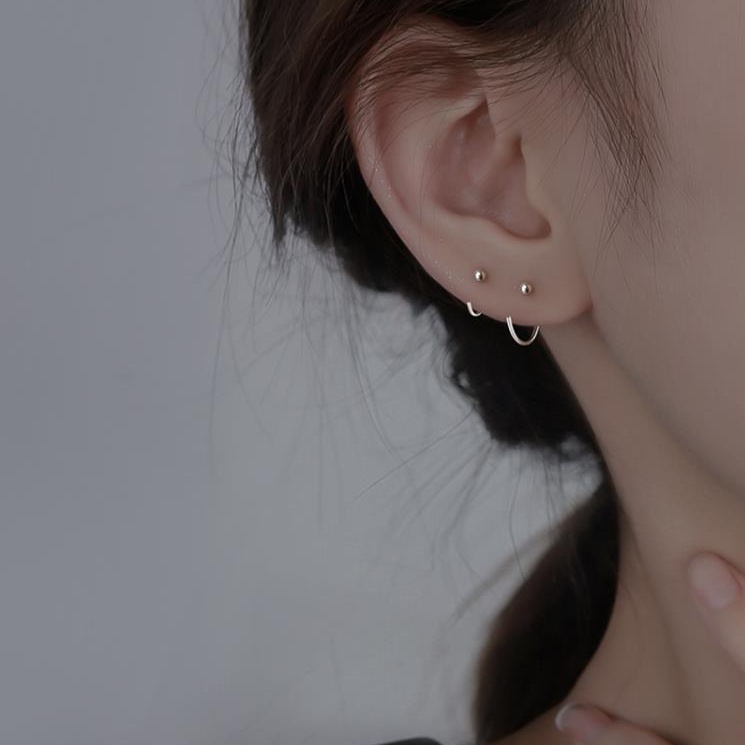 Anting Baja Titanium Korea Selatan Anting Tulang Telinga Baru Anting Aksesoris Hadiah