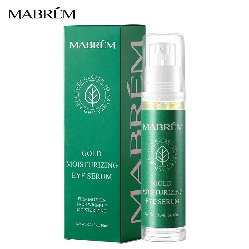 Mabrem Gold Moisturizing Eye Serum Firming Skin Fade Wrinkle Moisturizing Mengencangkan Kulit Memuda