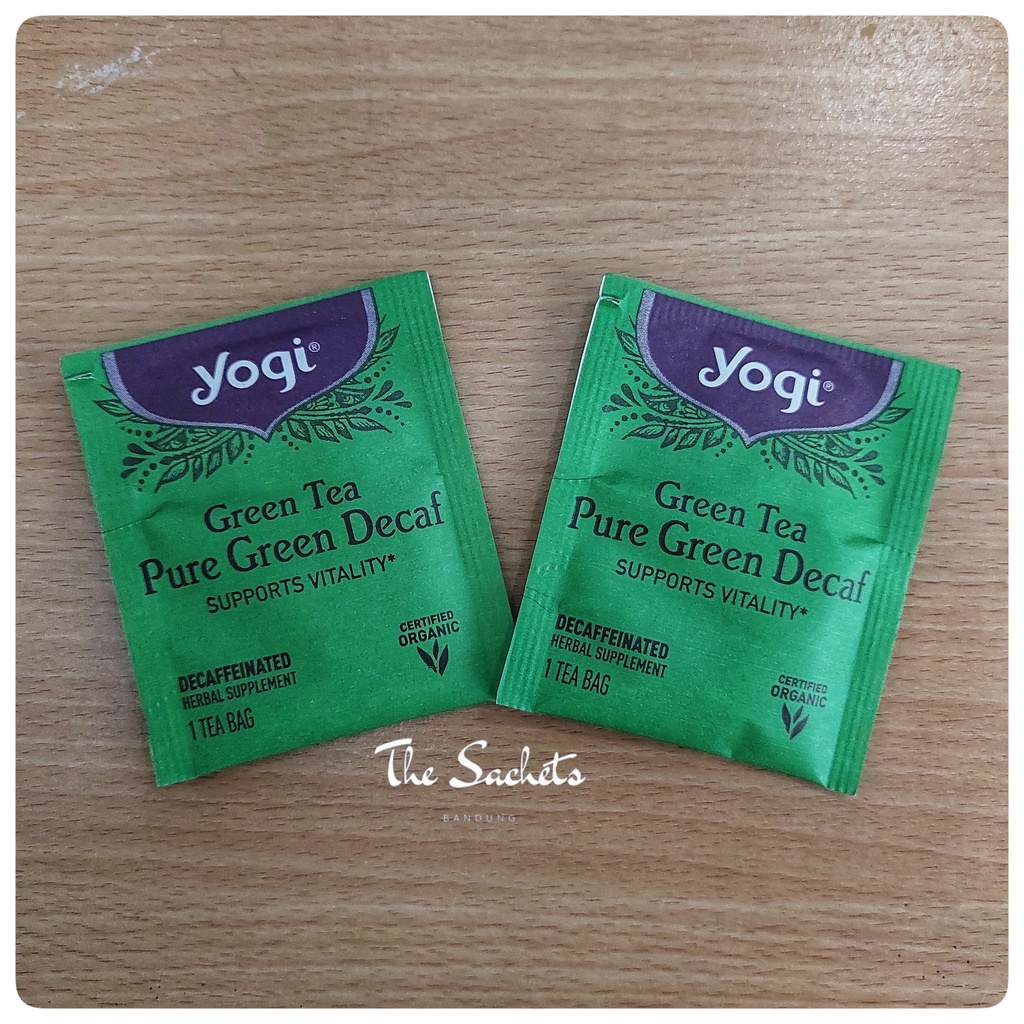 

Yogi Green Tea Pure Green Decaf Sachet