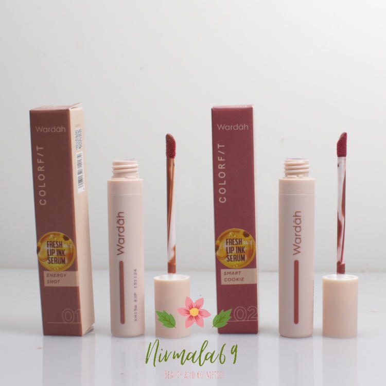 Wardah Colorfit Fresh Lip Ink Serum 4gr/gincu bibir/perona bibir/pewarna bibir/original/bpom/lipen w