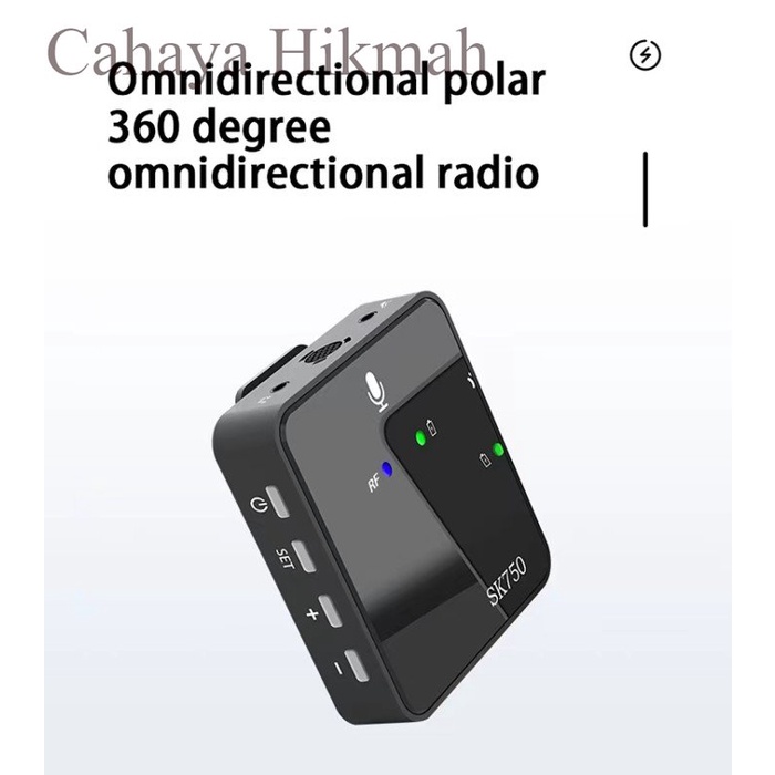 MIC CAMERA DSLR ANDROID IPHONE FOR YOUTUBER VLOGER LIVE YOUTUBERS - 1 MIC SK-750