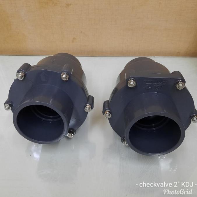 Swing Checkvalve Check Valve Pvc Kdj 2" 2 Inch Tusen Klep 2" Per Pcs