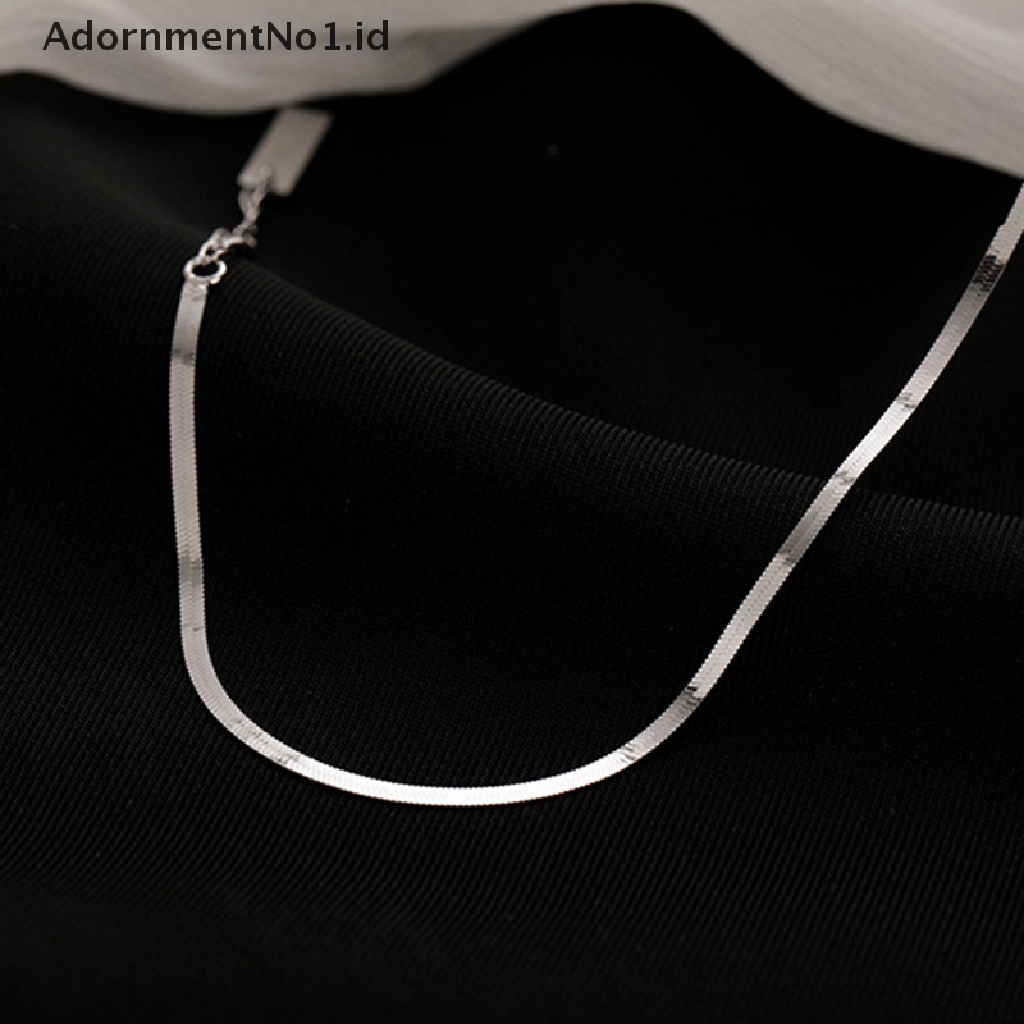 [AdornmentNo1] Charm Gelang Kaki Rantai Ular Silver Stainless Steel Untuk Wanita Perhiasan Untuk Menarik Pria Hormon Kaki Rantai Gelang Hadiah [ID]