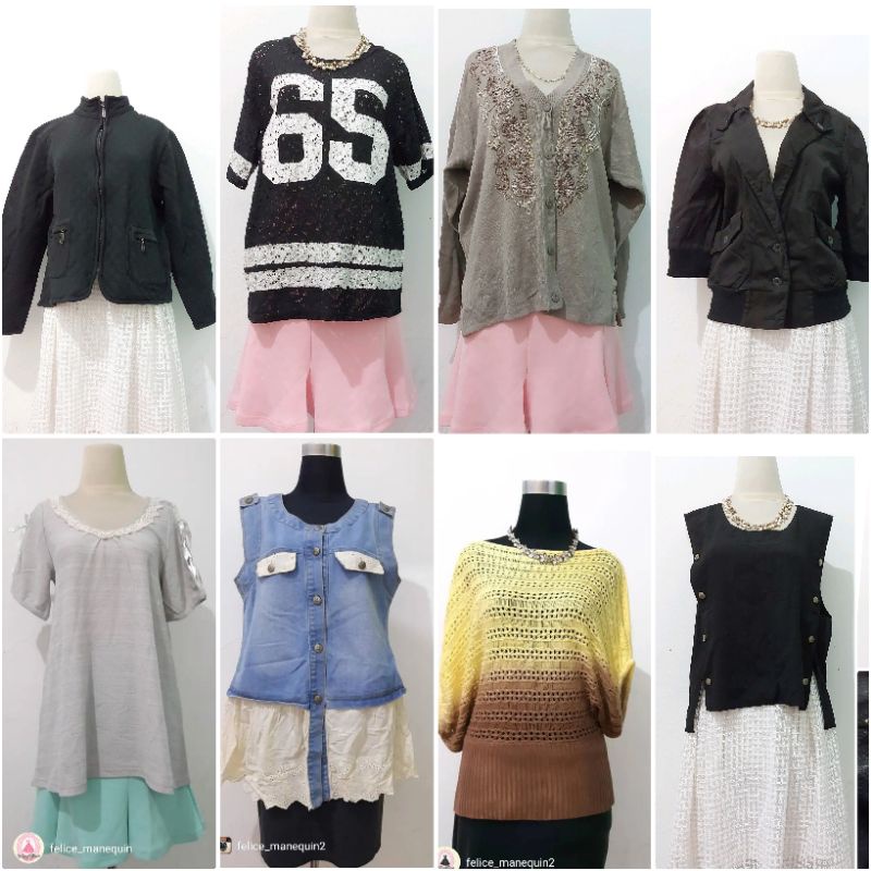 Atasan Wanita Plus Size Premium/Blouse Plus Size/Kemeja Plus Size/Rompi Big Size