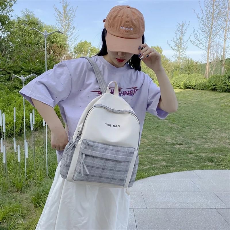 SPESIAL PROMO 7.7 - Backpack Multifungsi - Tas Ransel Wanita Back to School Korean Backpack Perempuan Sekolah Stylish - 24C