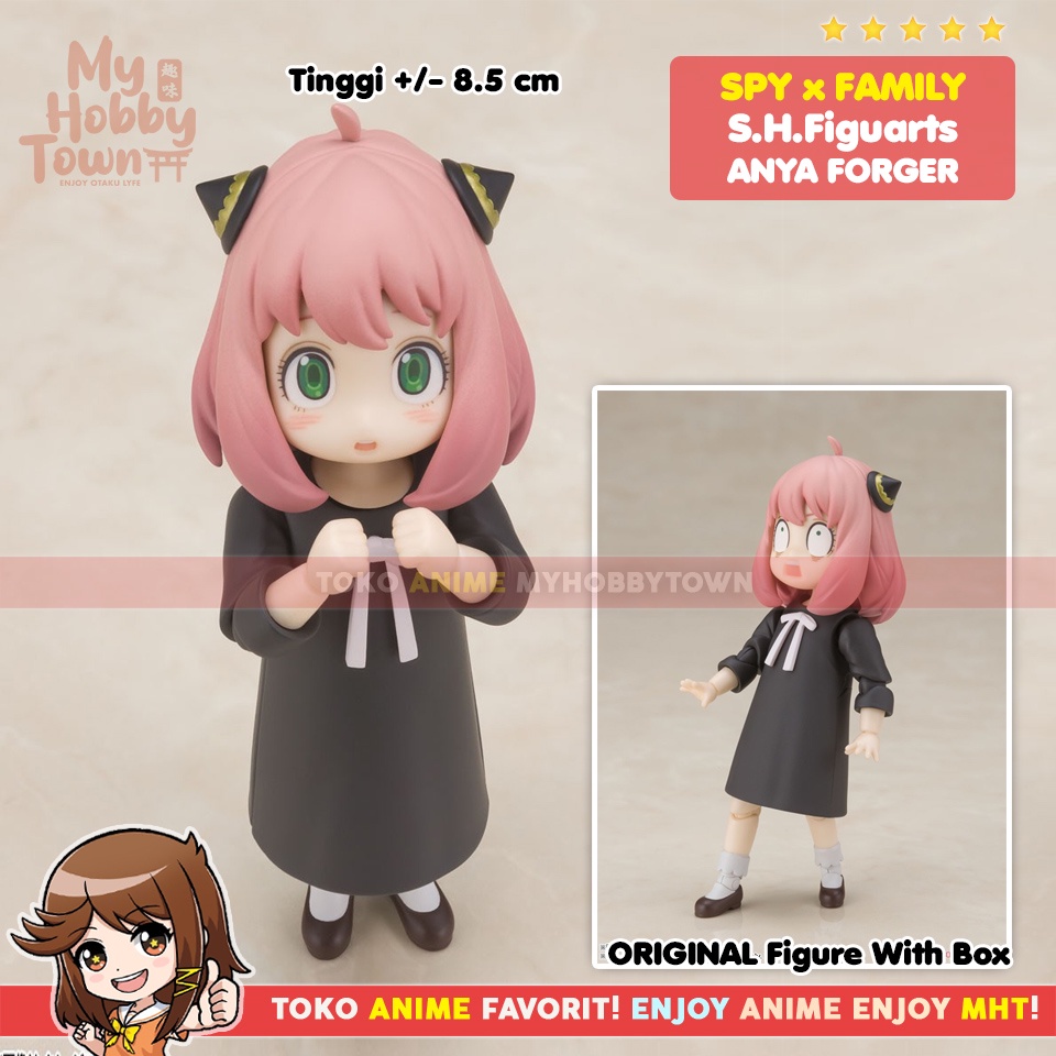 Figure Anime Original Spy X Family SHFiguarts Anya Forger Casual