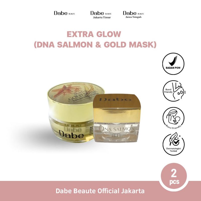 Dabe Beaute - Extra Glow Package (Salmon DNA &amp; Gold Mask)