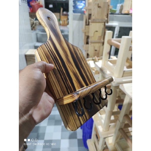 Tempat Gantungan Kunci  TALENAN / Rak kayu Serbaguna / Key Holder