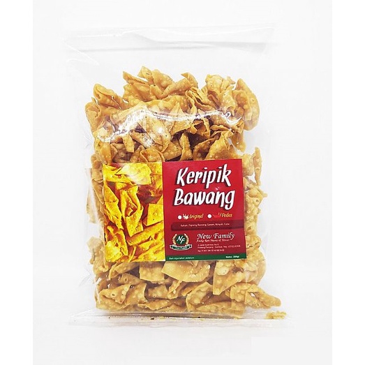 

Keripik Bawang Balado Pedas New Family Khas Padang