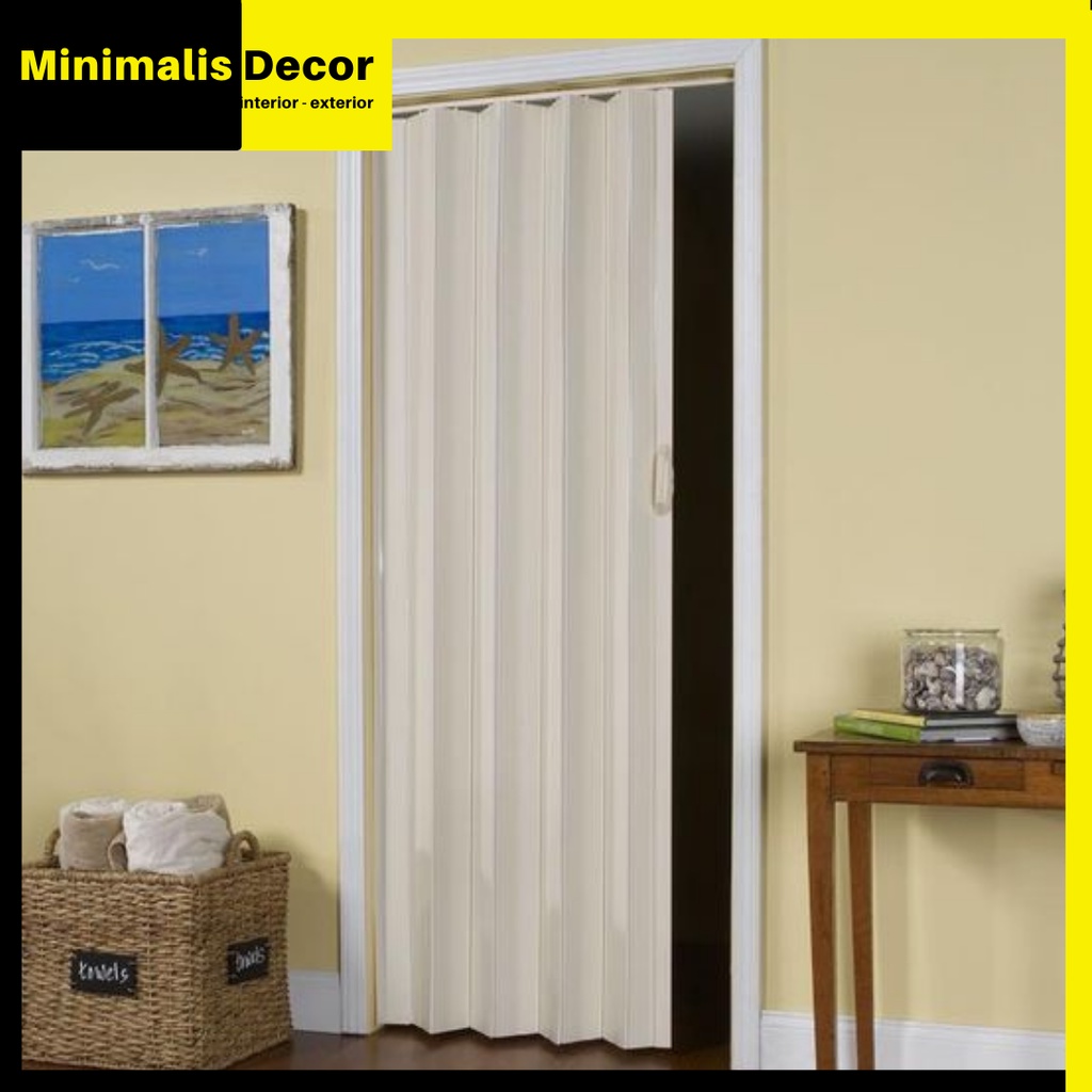 pvc folding door pintu lipat geser