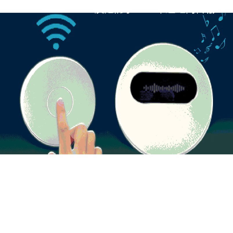 Bel Pintu Wireless Bel Tanpa Baterai Tahan Hujan