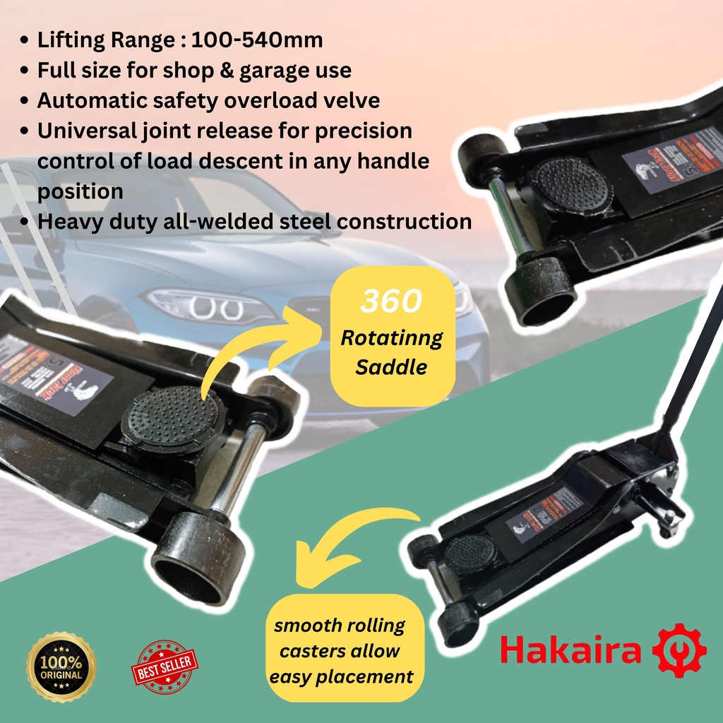 Dongkrak Buaya Ceper 5 Ton - Floor Jack 5T Low Profile