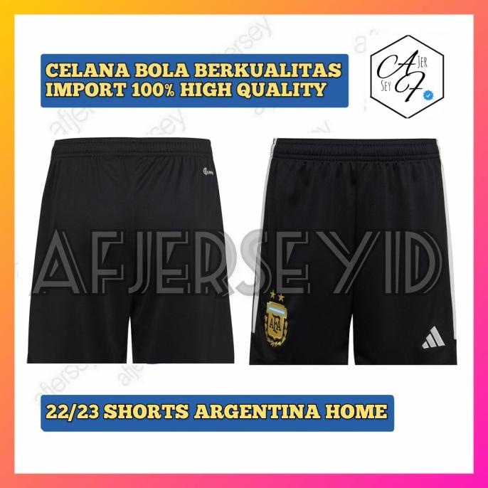 Celana Bola Argentina Home 2022/2023 Celana kolor Pendek Away Third