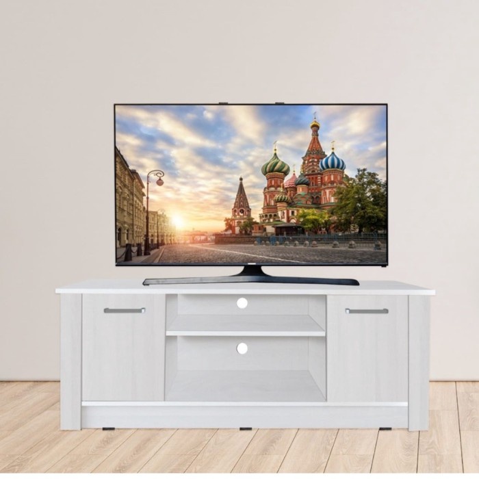 Tabl Meja Tv Warna Putih Rak Tv Minimalis Murah Avr 120