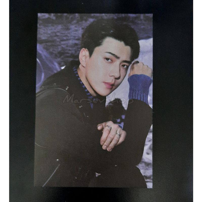 OFFICIAL POSTCARD SEHUN EXO - Album 2022 Winter SMTWON: SMCU Palace (Guest Ver.)