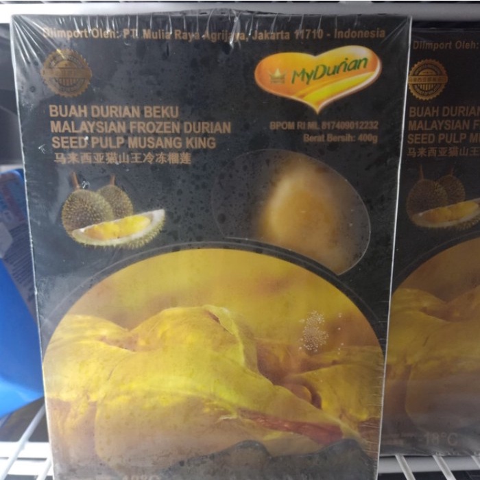 

Durian musang king fozen malaysian 400gr