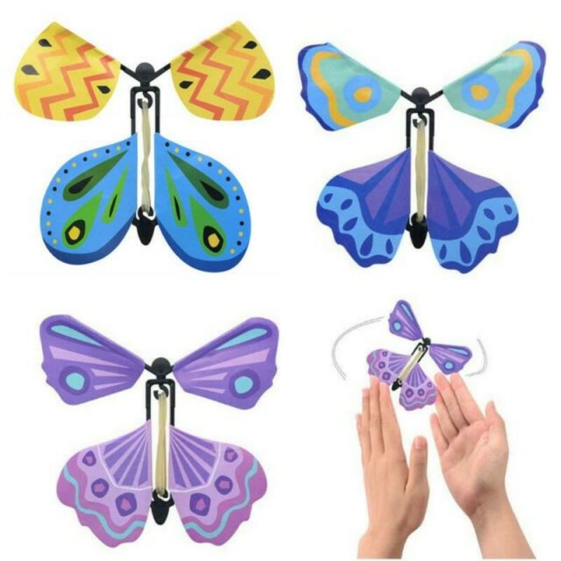 Mainan Anak Kupu-Kupu Terbang Ajaib Flying Butterfly Kupu Kupu Terbang