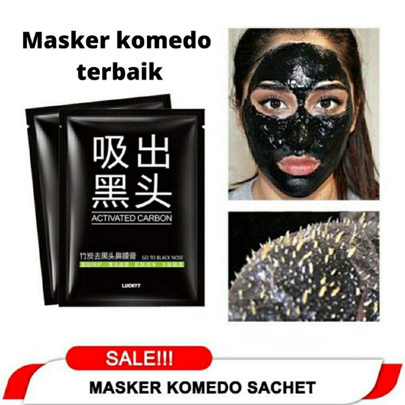 Masker Peel Off Pembersih Muka Pengangkat Komedo dan Bekas Jerawat Charcoal Anak Bpom Blackhead