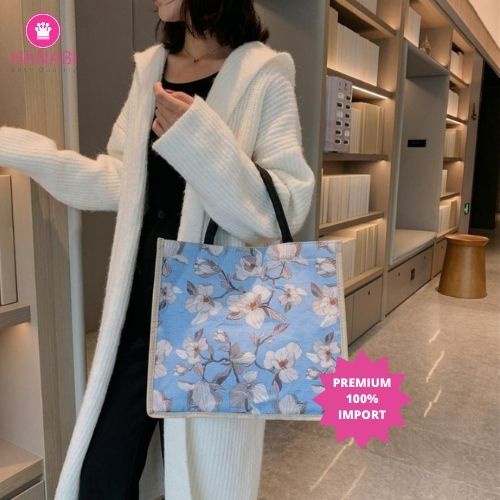 HANABI-tas totebag FIZA BAG tas wanita tas jalanjalan tas import