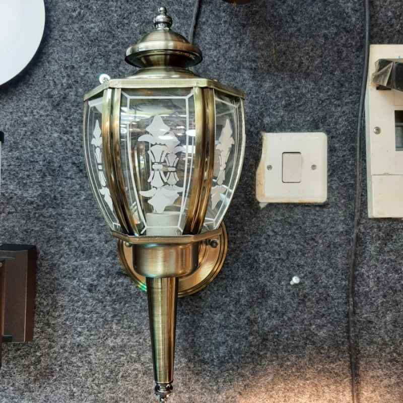 Lampu Dinding Klasik Gantung DELMAN Classic Gold Antik Mewah Premium Outdor Minimalis Tembok Teras Tiang Saka Rumah Hotel Wall Lamp Dekorasi Warna Emas Chrome Anti Karat