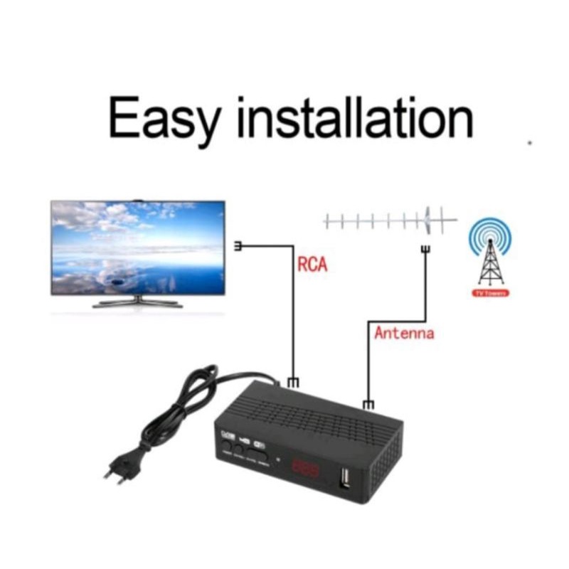 Set Top Box/STB DVB-T2 TV DIGITAL RECEIVED FULL HD PENERIMA SIARAN TV FULL