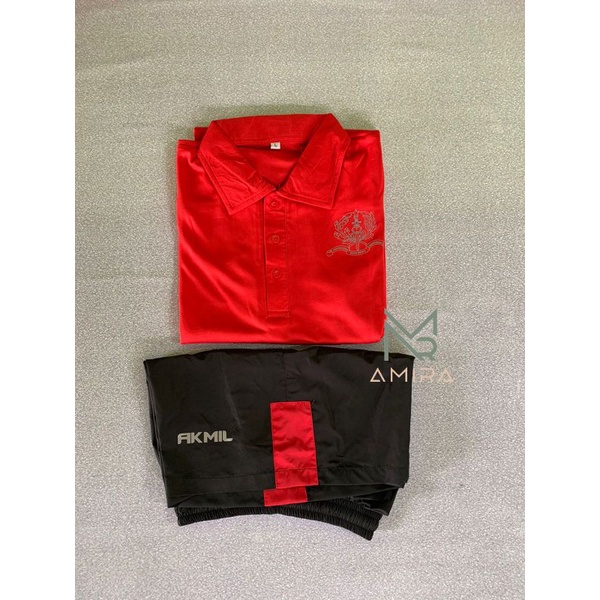 Setelan Oraum Kaos Dri-fit Dry fit dan Celana Olahraga AKMIL Akademi Militer (Baru/New)