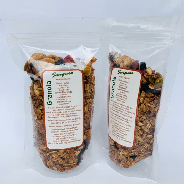 

[BISA COD] granola enak no sugar 1 kg - raisin