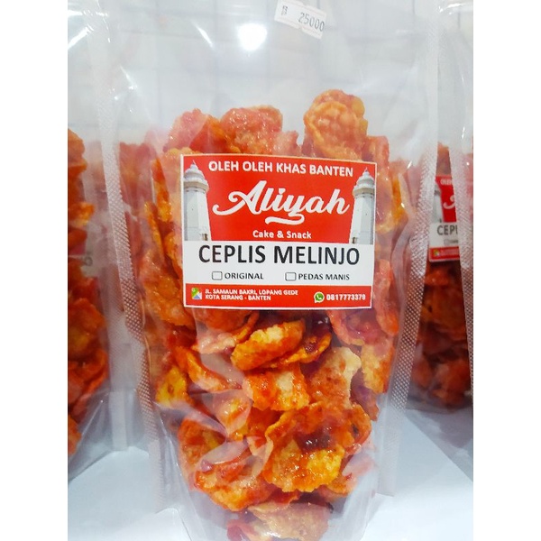 

Ceplis Melinjo Pedas Manis 250gr