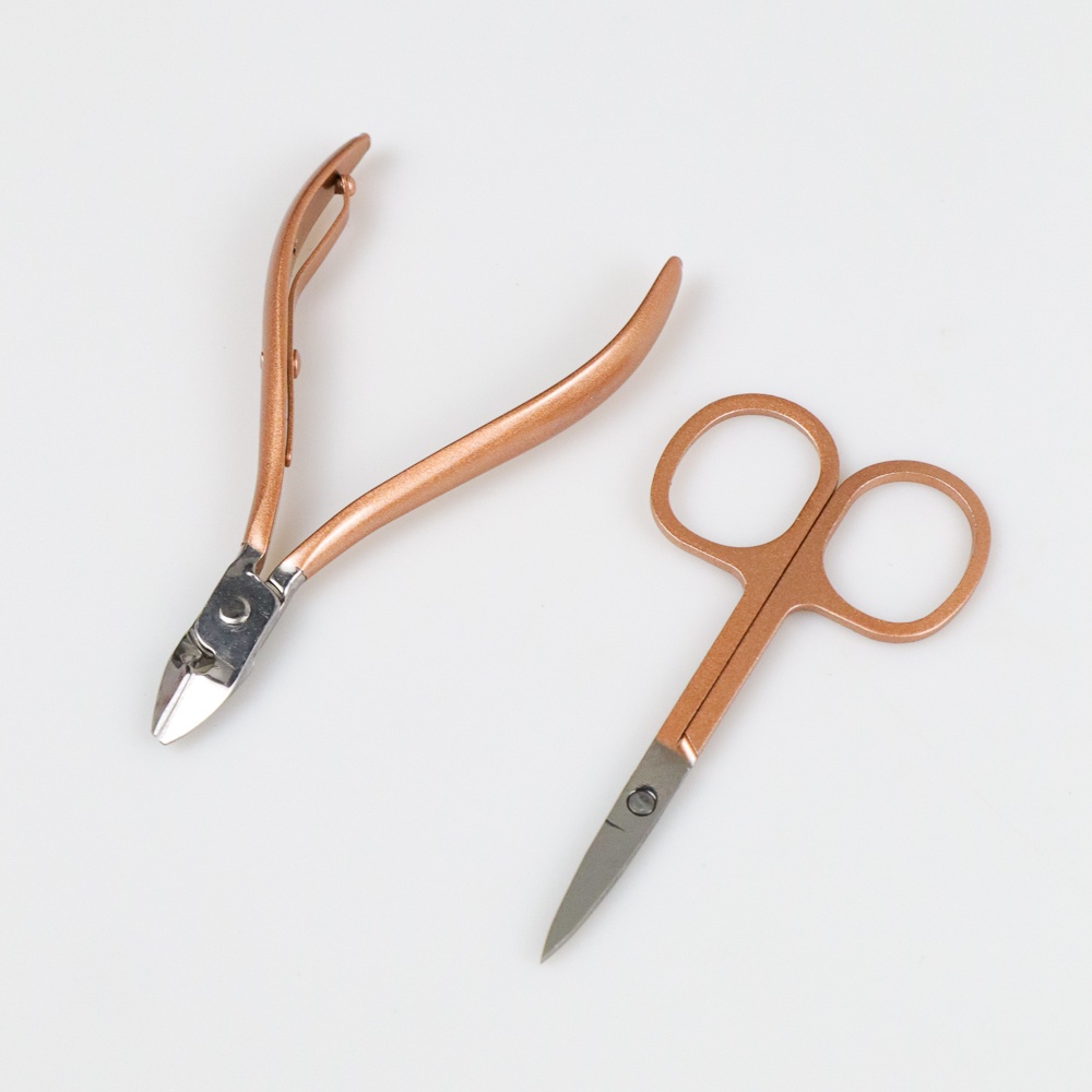 Biutte.co Gunting Kuku Nail Art Set Manicure Pedicure 15 PCS - CT02 - Pink