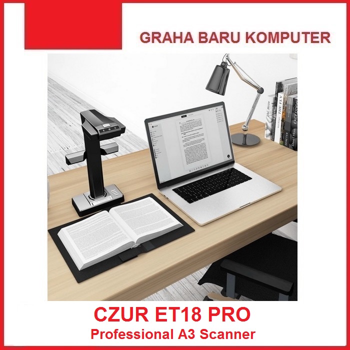 CZUR ET18 Pro Professional Document Scanner for Windows Mac A3
