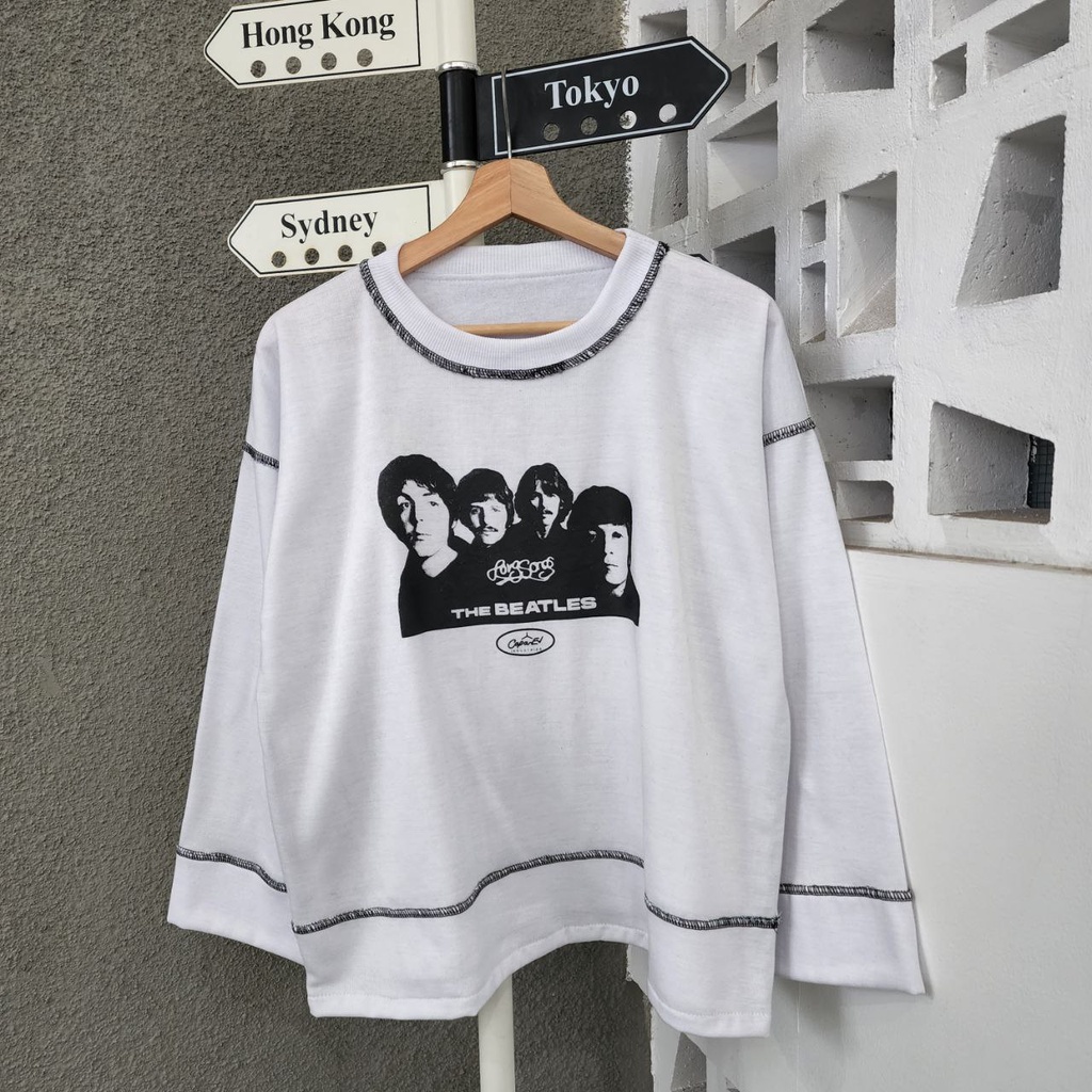 [ COD PROMO ] THE BEATLES OUTER / OUTER KEKINIAN / SWEATER UNISEX / SWEATER MURAH /  OUTER TERBARU 2023 / OUTER UNISEX / OUTER BAHAN FLEECE PREMIUM