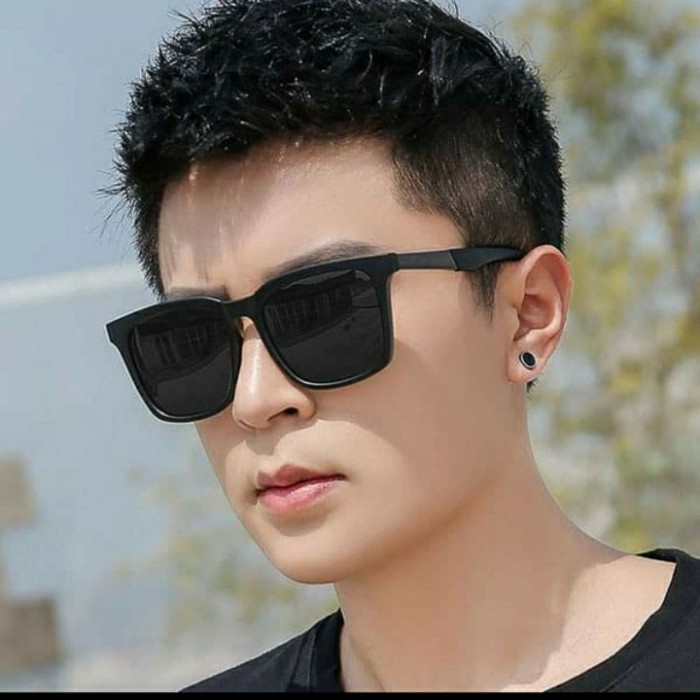 kaca mata fashion pria pelangi/kaca mata hitam/kaca mata kotak