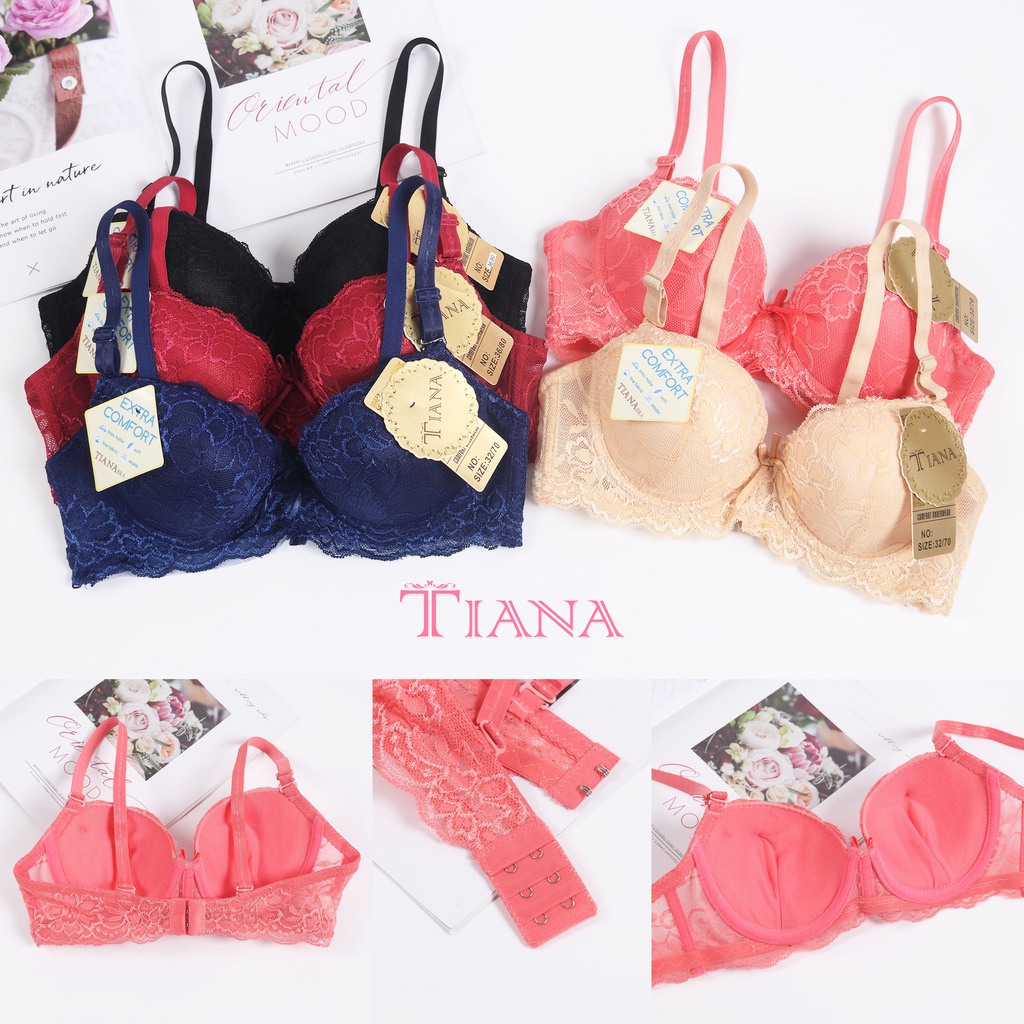 TIANA | Push Up Bra Renda Brukat / Bra Kawat / art TN 332