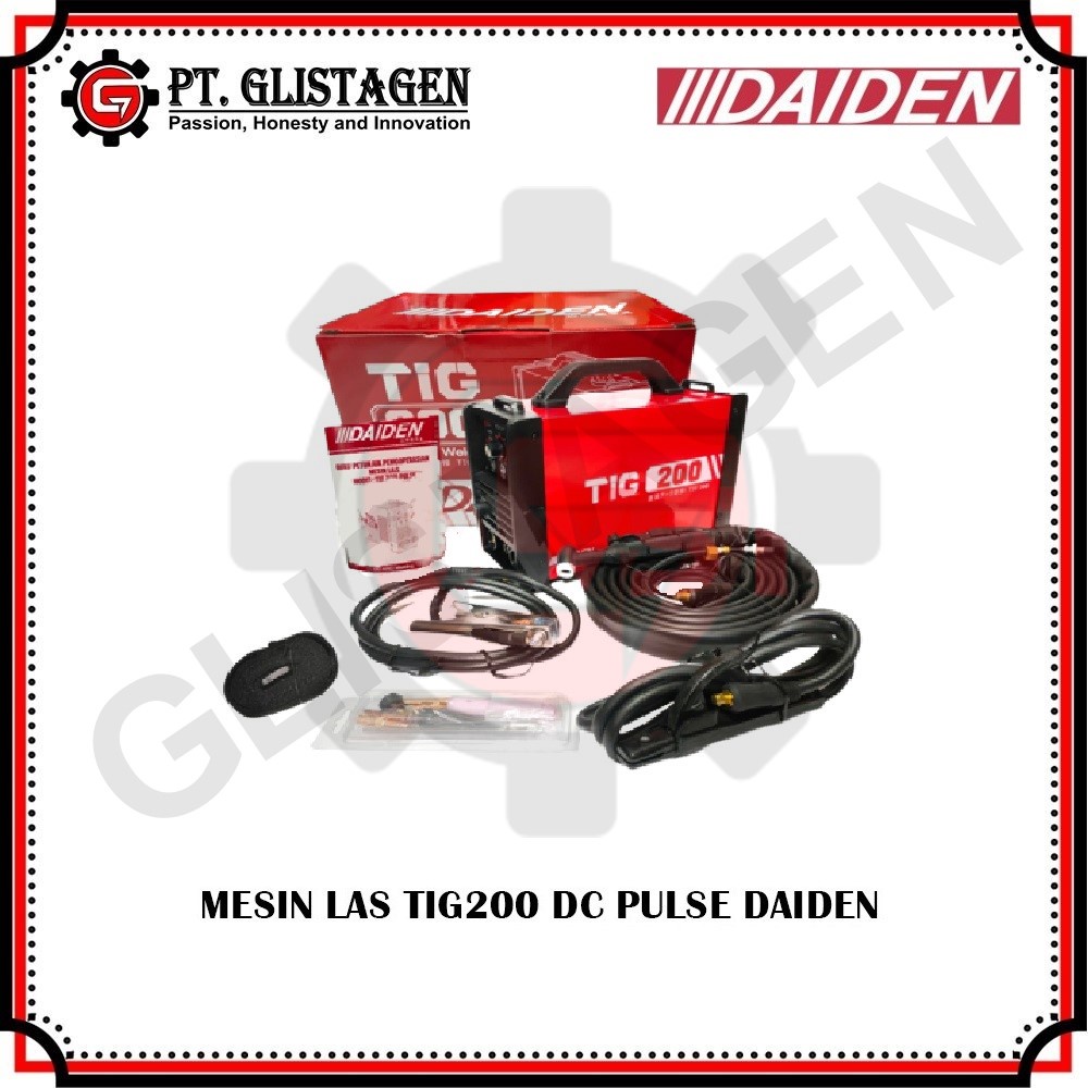 Daiden TIG 200 Mesin Las TIG 200 DC Pulse / Travo Las Argon Inverter TIG 200 DC PULSE