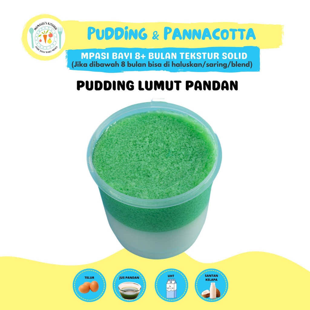 

PUDDING LUMUT PANDAN (CATERING MAKANAN BAYI MPASI FROZEN)