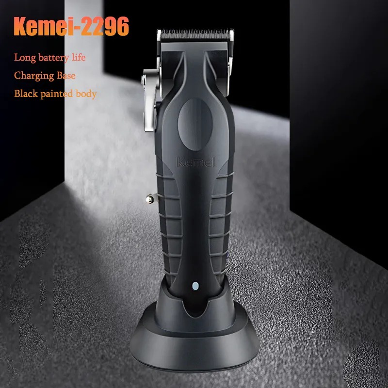 Kemei KM-2296 Hair Clipper Rechargeable Pemotong Rambut