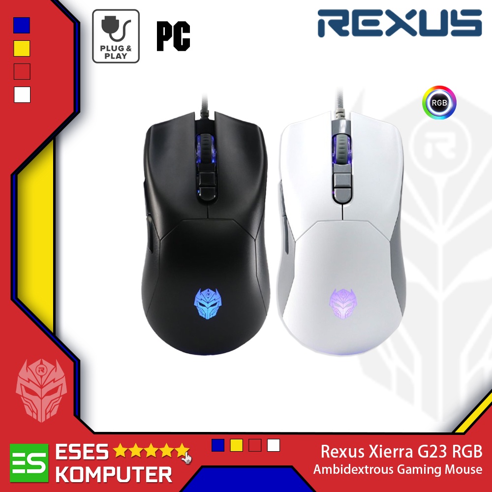 Mouse Rexus Xierra G23 G-23 RGB | Mouse Gaming