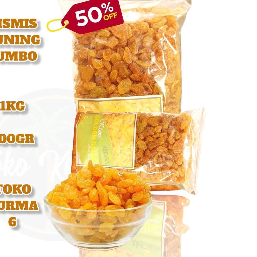 

✲ KISMIS SEMI JUMBO 1KG /KISMIS KUNING ♪