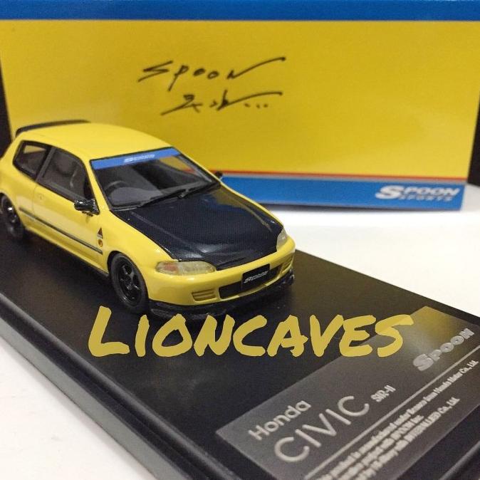 Spoon Sport Honda Civic SIR-II - EG6 Diecast - 1:43 Original ---MURAH---