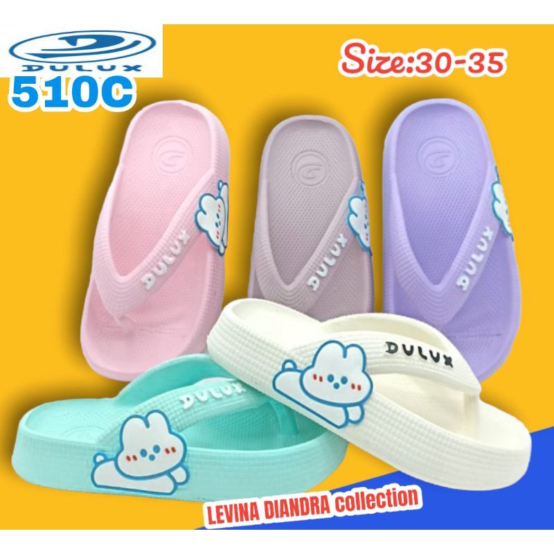 SANDAL JEPIT KARET EVA ANAK TANGGUNG KUCING DULUX 510C(30-35)